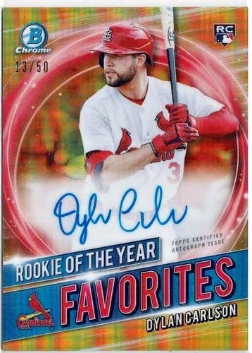 2021 Bowman - Dylan Carlson #ROYF-DC