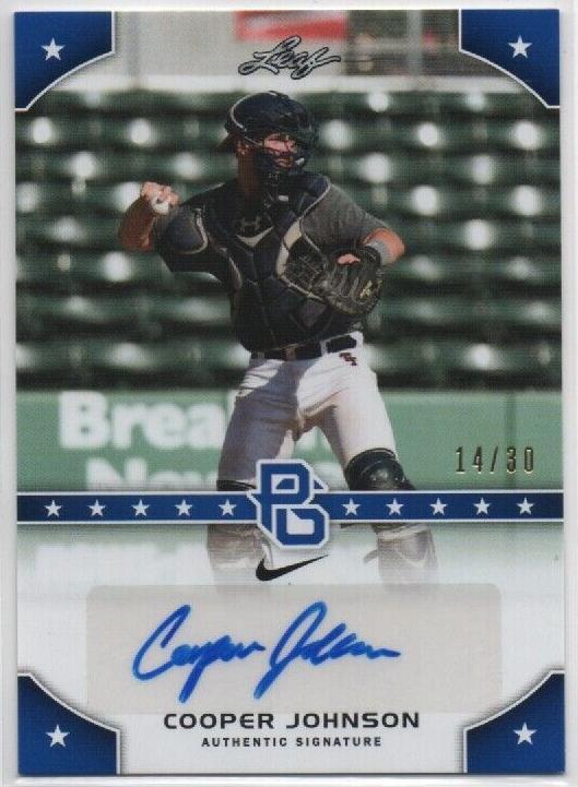 2015 Leaf Perfect Game National Showcase - Cooper Johnson #PG-CJ4