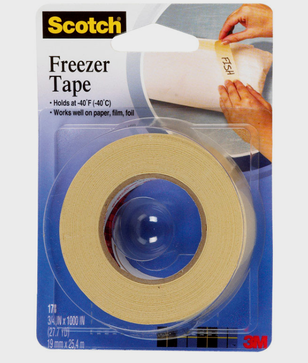 Scotch FREEZER TAPE Holds At -40F Moisture-Resistant Paper Fil...