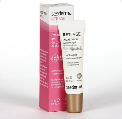 Sesderma  reti age eye contour gel retinol hyaluronic acid all skin types 15 ml