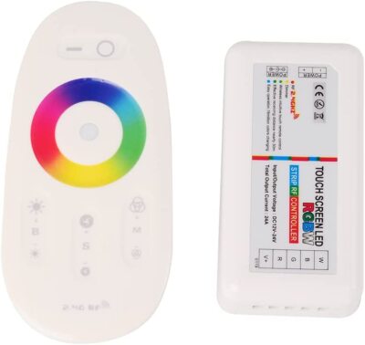 RGB/W LED Strip Light Remote Controller 2.4GHz RF Wireless Touch Screen DC12/24V