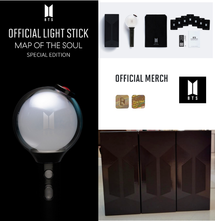BTS Official Light Stick MAP of The SOUL Special Ed. + 7