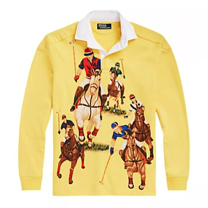 5 Horse man ラガーシャツpolo RALHA Lauren 5 Horse man ラガーシャツpolo RALHA Lauren vintage 90s polo