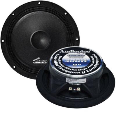 1) Audiopipe APMB8FLT 8'' Flat Loud Speaker 300W Max