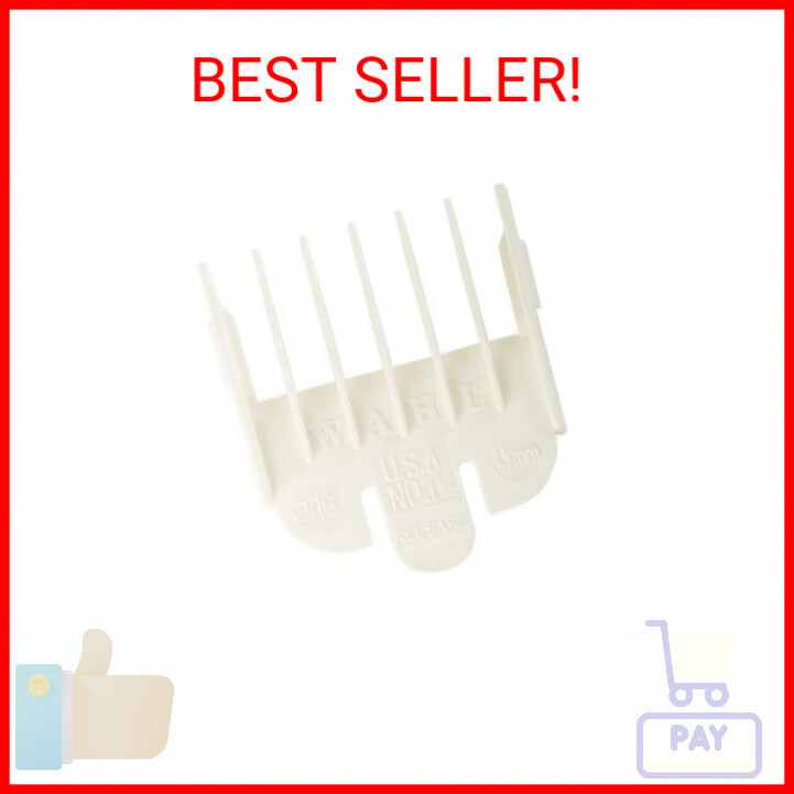 Wahl Professional Color Coded Comb Attachment #3139-101 - White #11/2 - 3/16