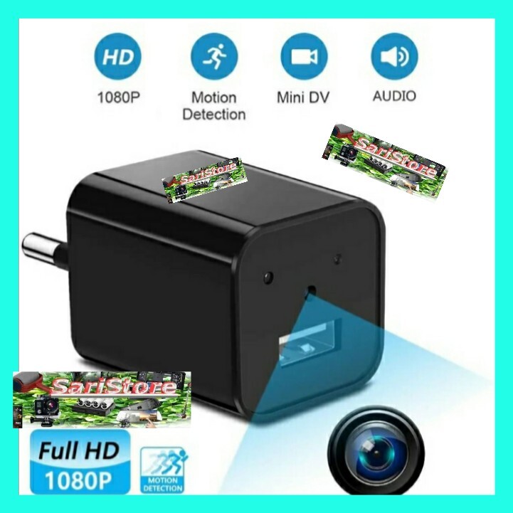 Mini Micro Telecamera 2 In 1 Alimentatore Usb Registra Audio Video Sensore Hd