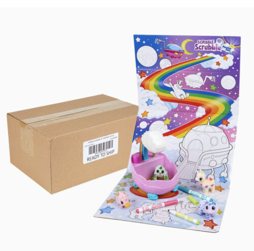 Crayola Scribble Scrubbie Pet Rainbow Tub Set, Kids Gift