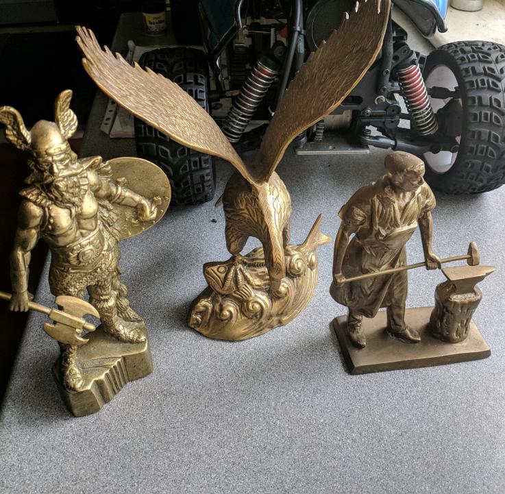 3 brass figures in Kidsgrove, Staffordshire Gumtree