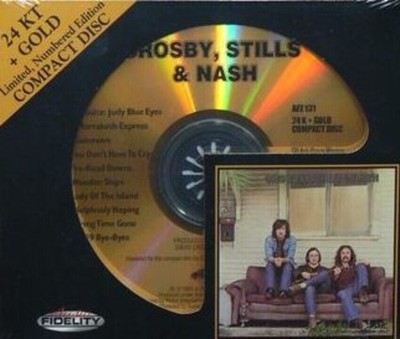 NEW Crosby,Stills & Nash s/t 24K Gold cd AFZ 131 Audio Fidelity FREE Shipping