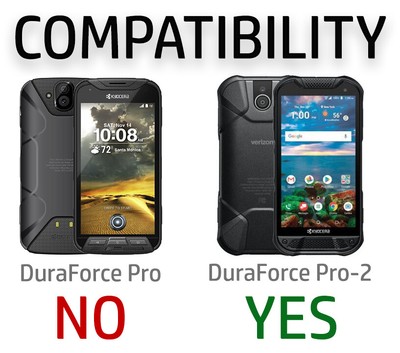 Tactical Rugged Shield Case Flexible Matte Cover for Kyocera Duraforce Pro 2