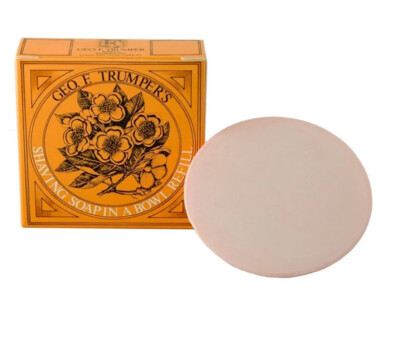 Geo F. Trumper's ALMOND Hard Shaving Soap Refill |  80g / 2.5 oz | NEW
