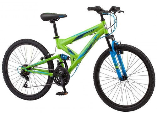 Mountain Bike Mongoose 24" Spectra Boys Outdoor Smooth Ride Trails Neighborhood