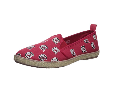 Женские эспадрильи FOCO NCAA из Южной Каролины Fighting Gamecocks, парусиновая обувь без шнуровки