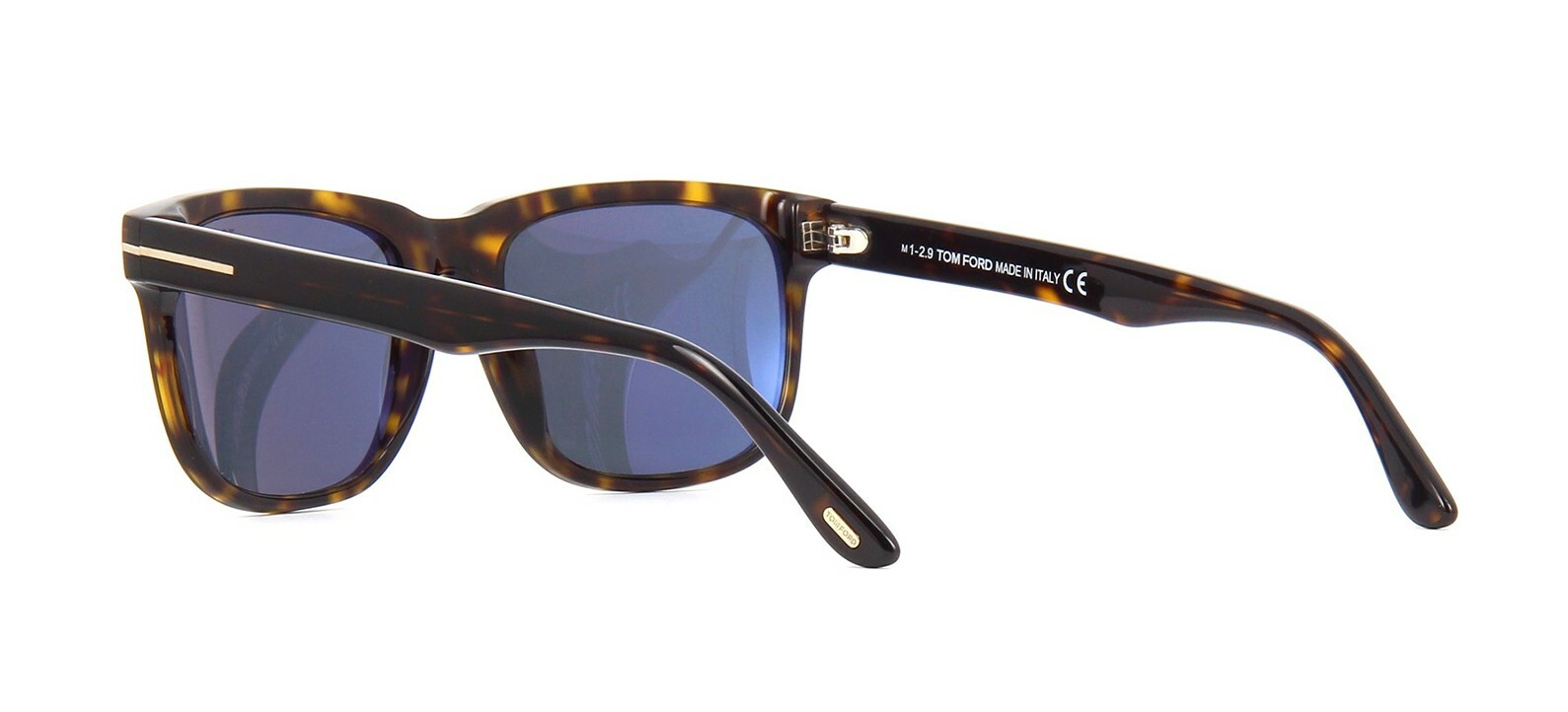 Pre-owned Tom Ford Stephenson Ft 0775 Dark Havana/grey (52a C) Sunglasses In Gray