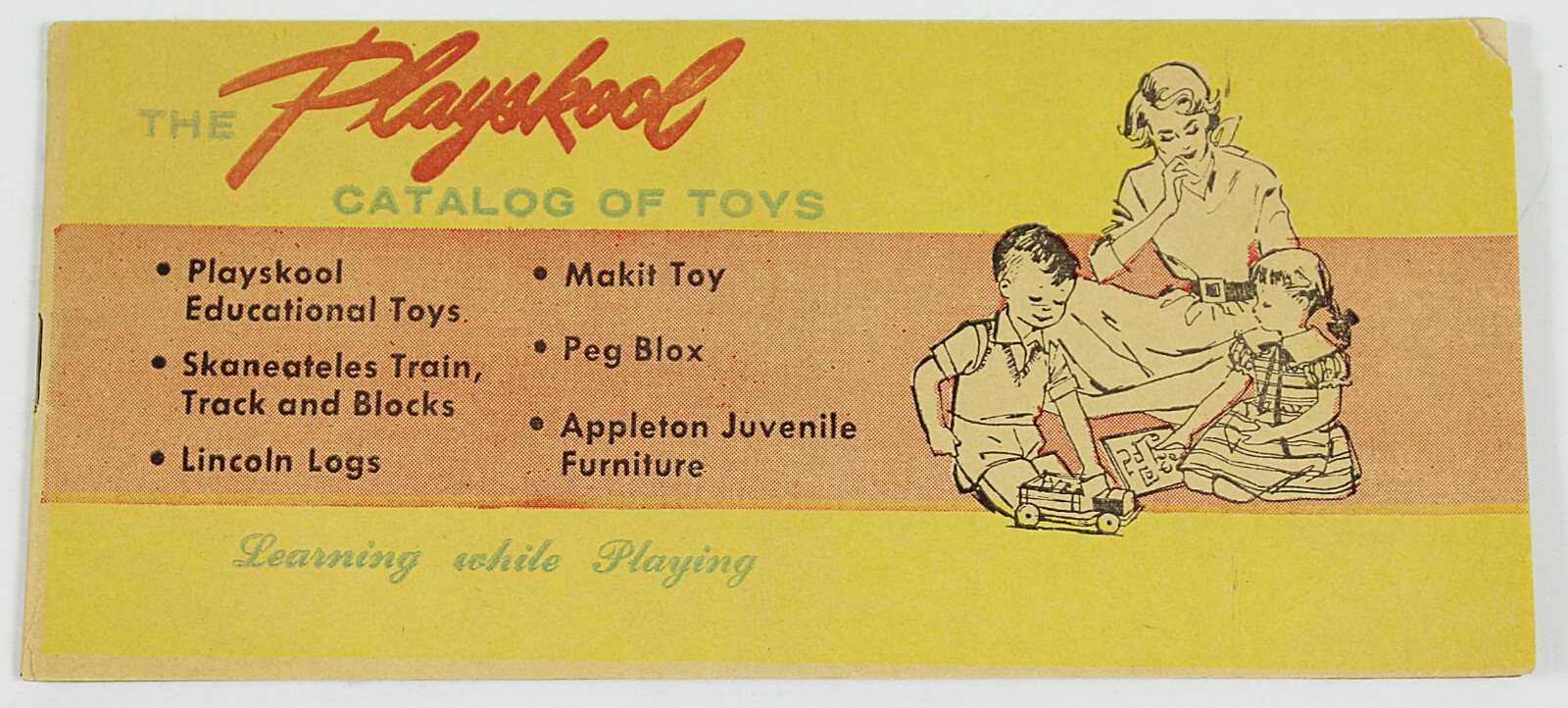 Vintage THE PLAYSKOOL CATALOG OF TOYS 1950s/1960s Color