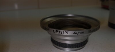 VISION OPTICS TITANIUM 0.38X AF HIGH DEFINITION DIGITAL LENS WITH MACRO, nice