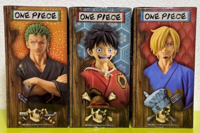 ONE PIECE Luffy Sanji Zoro DXF The Grandline Series Wano kuni Yukata Ver figure