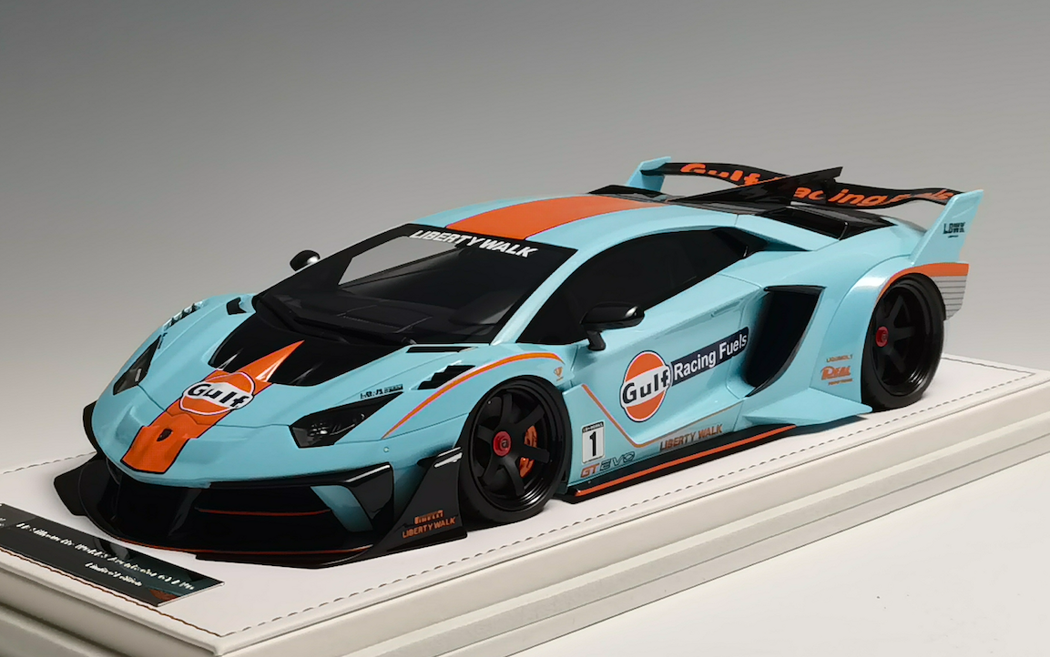 『kona☆』LIBERTY:フォレストウェーブ:ベッツィアングラフィティ 1/18 Ivy Models Lamborghini Aventador GT EVO Liberty Gulf