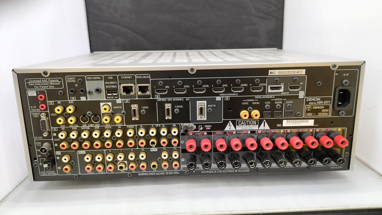 DENON AVR-4311 AVアンプ 本体　ブラック アバックWEB-SHOP / 【中古】DENON AVR-4311(K)-特【コード01