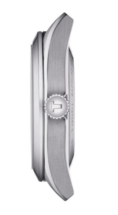 Pre-owned Tissot Gentleman Powermatic 80 Silicium Black Dial Men's Watch T1274071105100