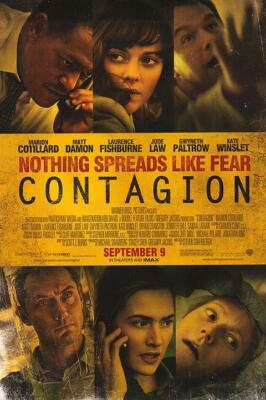 CONTAGION MOVIE POSTER 27x40, ORIGINAL, 2-SIDED