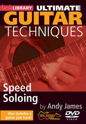 Speed Soloing Guitar Techniques Lessons Learn to Play Lick Library Video DVD