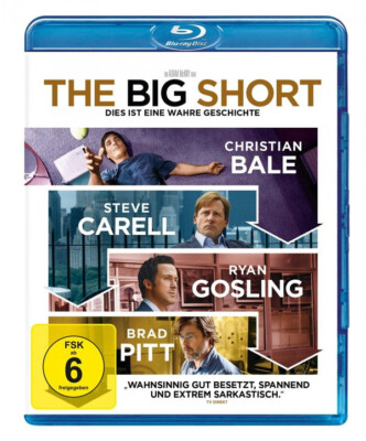 The Big Short - Christian Bale - Brad Pitt - Ryan Gosling - Blu-ray Disc OVP NEU