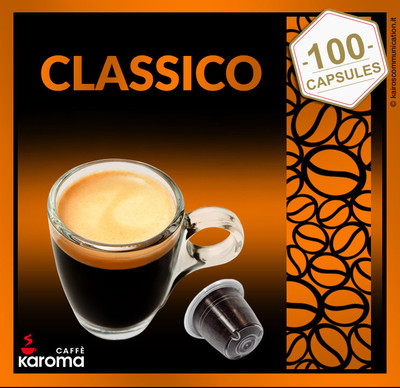  Karoma Capsules Compatible Nespresso Machines ( Classico ) Strong Blend!