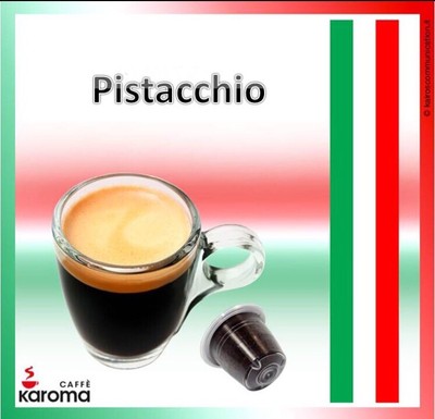 25 Karoma Espresso Capsules Compatible Nespresso Machines! (PISTACHIO) 2-3 Day!