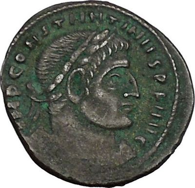 CONSTANTINE I the GREAT 313AD Ancient Roman Coin Sol Sun God