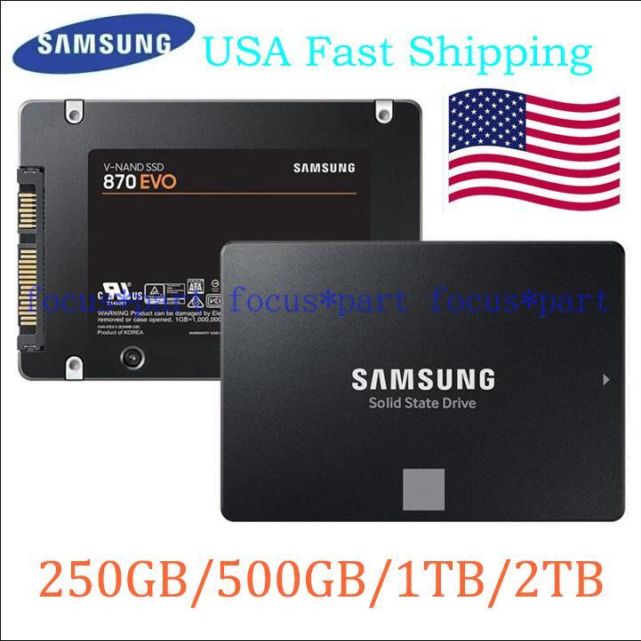 SAMSUNG 2.5 in SSD 870 EVO 2TB 1TB 500GB 250GB SATA III 3 So