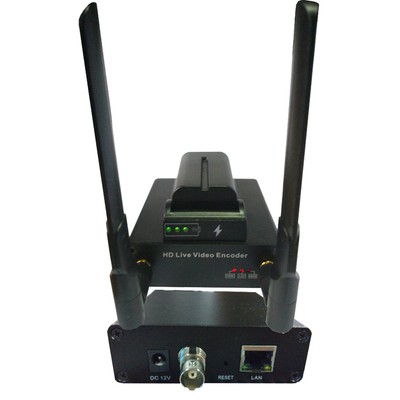 H.265 Camera-Top Wireless SDI IPTV Encoder for RTMP live streaming broadcast