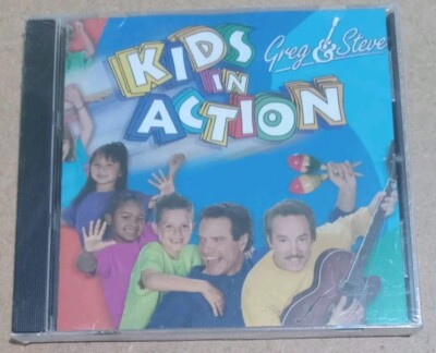 Greg & Steve - Kids in Action - CD - New Sealed