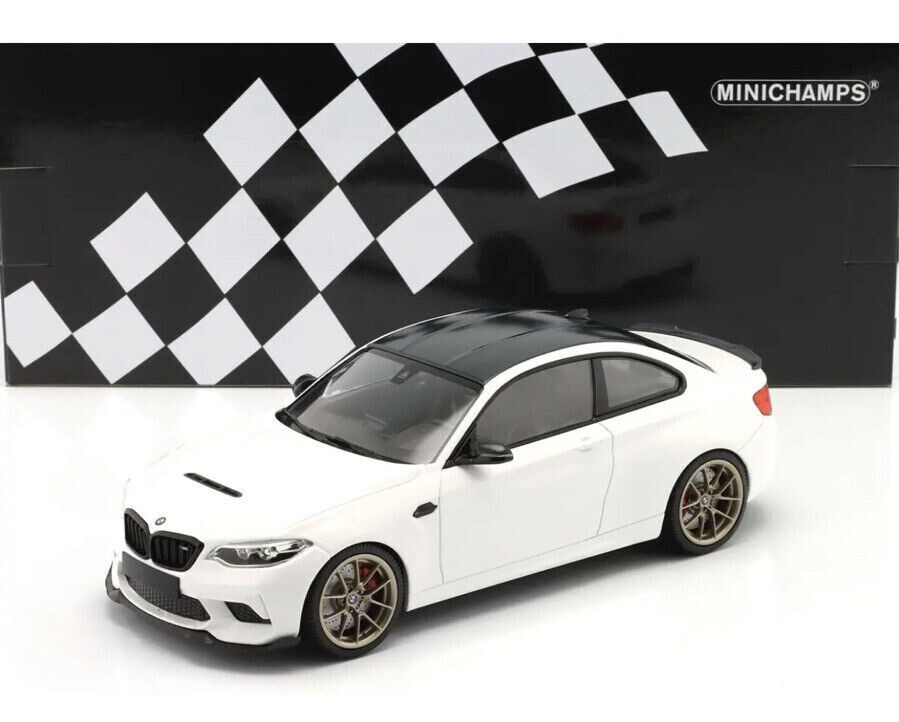 【開封済み新品】1/18 minichamps BMW M2 CS 白 F87 Minichamps 2020 BMW M2 CS F87 White 1:18*Brand New!**NICE