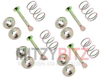 REAR HANDBRAKE SHOES FITTING KIT MITSUBISHI RVR N61W 1.8