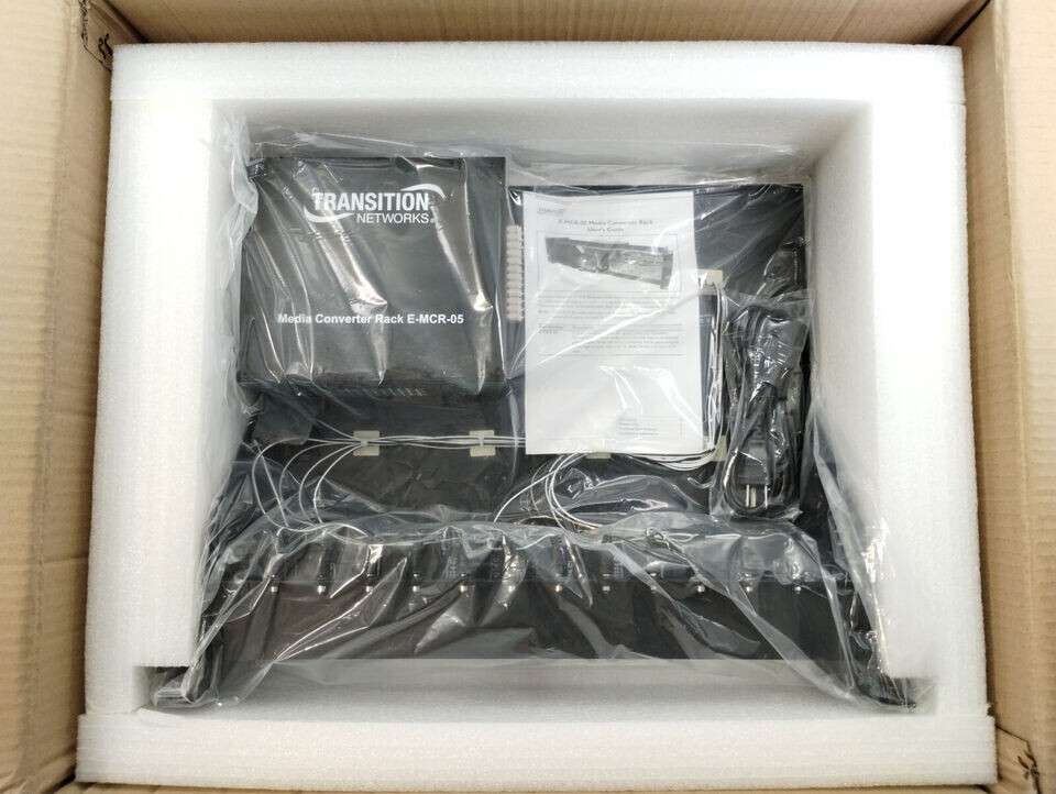 Transition Networks E-MCR-05, 12-Slot Media Converter Rack, Universal,
