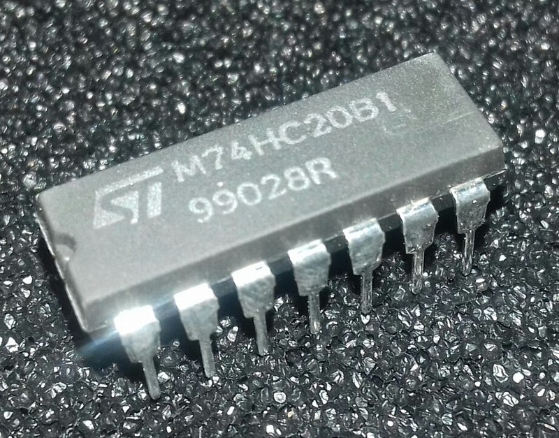 5pcs M74hc20b Dual 4-Input Nand Gate Replace 74ls20 Dip14