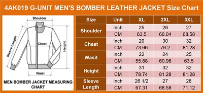 Pre-owned G-unit Men's Bomber Leather Jacket , 4ak019 Black-white In Black/white