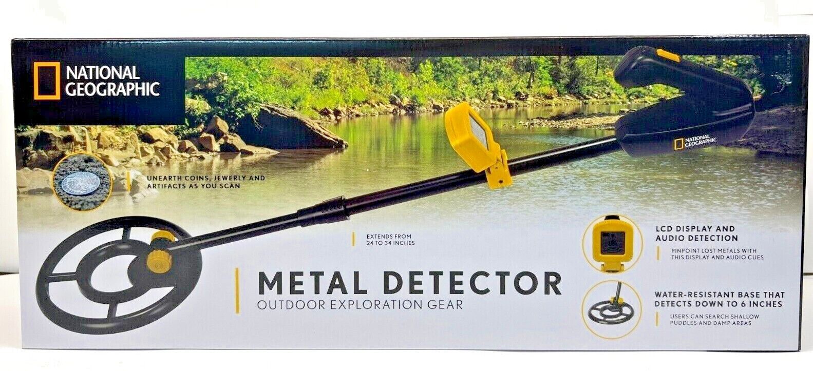National Geographic LCD Metal Detector