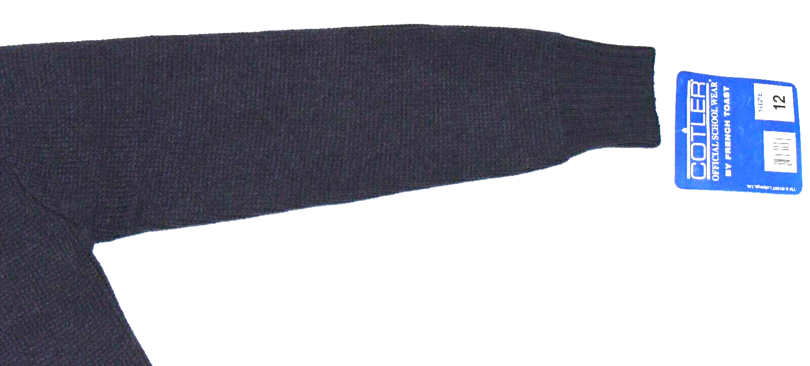 NWT Cotler Long Sleeve Button Up Cardigan Sweater Unisex Boys Girls Size 12 Navy - Picture 6 of 21