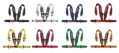 STV Motorsports Blue Seat Belt Harness 4-Point 3-Inch Universal Off-Road Racing