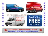 CHEAP HOUSE REMOVALS SERVICE OFFICE MOVERS- MAN & BIG MOVING LUTON VAN TRUCK HIRE PICK UP & DELIVERY