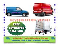NATIONWIDE HOUSE BUSINESS REMOVALS ROOM MOVERS SOFA BED FRIDGE MOVING MAN & LUTON VAN COURIER TRUCK