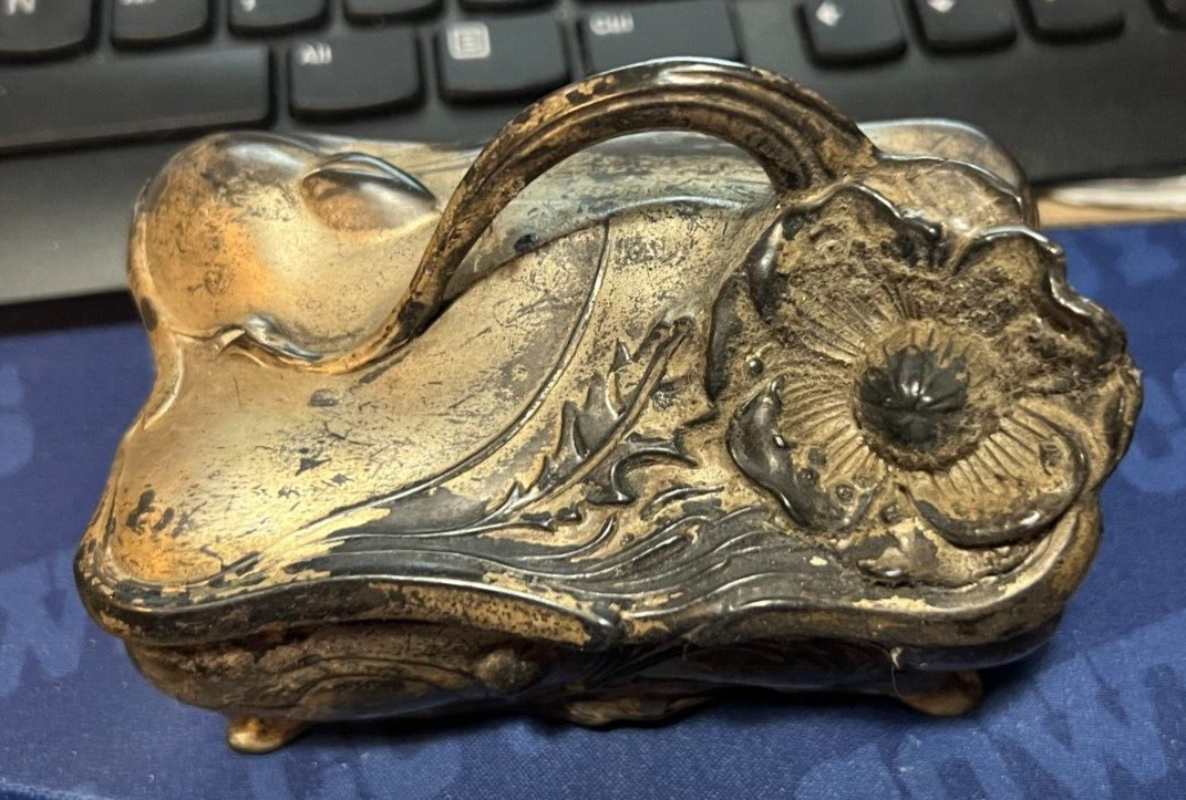 Antique 'J.B. Signifies The Best' -----Gray Metal Jewelry