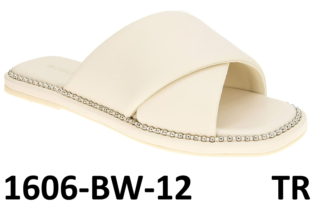 BCBGeneration Women's Tabby Sandal, Bianca, 5.5