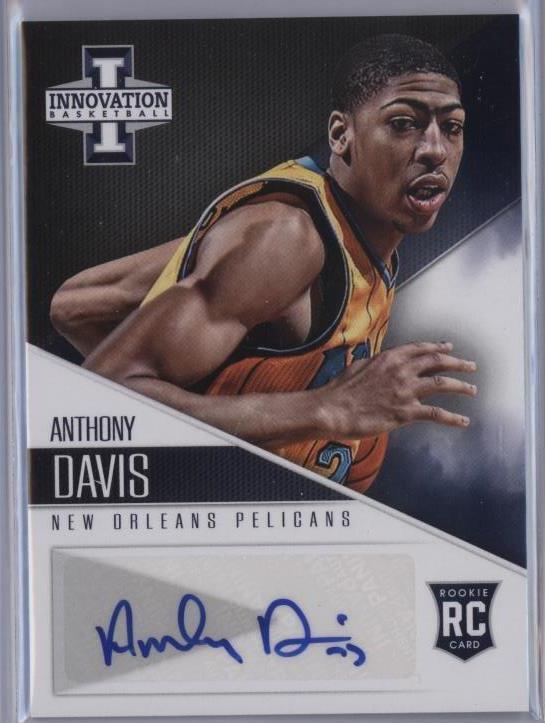 2012-13 Panini Innovation - Rookie Autographs #32 Anthony Davis (AU, RC ...