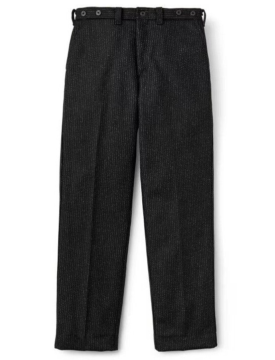 【DEARMINE】Bleed Wool Stripe Pants Filson Mackinaw Wool Pants 20238732 RARE LIMITED COLOR