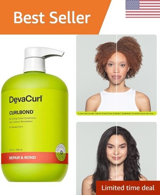 CurlBond Re-Coiling Cream Conditioner | Re-links Broken Bonds | Strengthens| ...