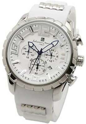 Pre-owned Salvatore Mara Watch Men's Made In Japan Quartz Italy Brand Analog Business