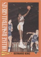 1991-92 Kellogg's College Basketball Greats - Bernard King #13